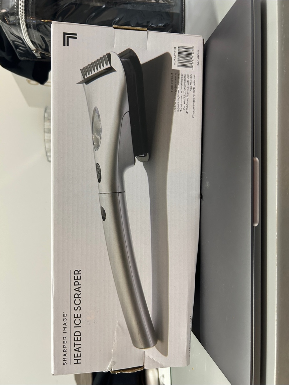 Heated Ice Scraper for Men Grooming - Silver